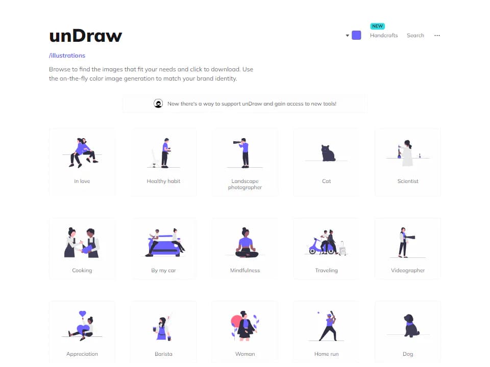 UNDRAW - Undraw Is A Collection Of Beautiful SVG Images/Illustrations Which You Can Customize To Create Better Websites, Products And Applications.